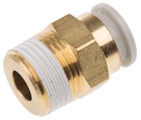 kq2h10-03as SMC Pneumatic Straight Threaded-to-Tube Adapter, R 3/8 Male, Push In 10 mm