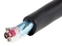 45463-bk005 Alpha Wire Xtra-Guard 4 Performance Cable Control Cable, 3 Cores, 0.56 mm² 20 AWG, Screened, 30 m, Black Thermoplastic