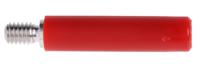 231033-22 Staubli Red Female Banana Socket, 4 mm Connector, Screw Termination, 32A, 600V, Nickel Plating
