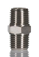 2543-18 SMC Straight Threaded Adaptor, G 1/8 Female to G 1/8 Female, Threaded Connection Style