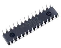 atmega8a-pu Microchip ATMEGA8A-PU, 8 bit AVR, ATMEGA8A Microcontroller, 16 MHz, 8kB FLASH, 28-Pin PDIP