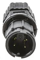 bd-04bmma-ll7001 Amphenol Industrial Circular Connector, 4 Contacts, Panel, Standard Connector, Plug, Male, IP67, Ceres Series