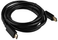 182-8921 RS PRO Male DisplayPort to Male HDMI  Cable, 4K, 3m