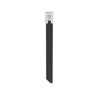 mltfc8h-lp316 Panduit Cable Tie Assemblies, , 679mm x 8.1 mm, Black 316 Stainless Steel, Pk-50
