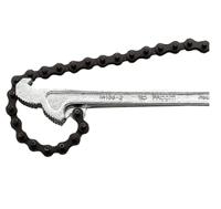 136c4 Facom Chain Wrench, 600 mm Overall, 60 - 140mm Jaw Capacity, Metal Handle
