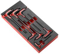modm84tzsa Facom 7 piece T Shape Hex Key Set, 3 - 4 - 5 - 6 - 7 - 8 - 9 - 10mm