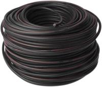 536-142 RS PRO 1.5 mm² 2 Core Power Cable, Black PVC, 100m