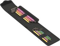 05004173001 Wera 9 piece L Shape Metric Hex Key Set, 1 x 2.0x101 mm, 1 x 2.5x112 mm, 1 x 3.0x123 mm, 1 x 4.0x137 mm, 1 x 5.0x154