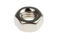 483-0596 RS PRO, Nickel Plated Brass Lock Nut, BS 57, 6BA