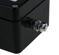 cep807555pa CE-TEK CEP Series Black Polyester Junction Box, IP66, 5 Terminals, ATEX, 80 x 75 x 55mm