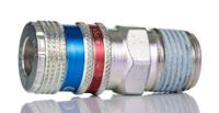 c103202155 CEJN Brass, Stainless Steel Male Pneumatic Quick Connect Coupling, R 1/2 Male Threaded