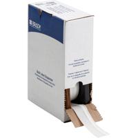 bm7c-187-342 Brady B-342 Black on White Heatshrink Labels, 4.7 mm Width, 8.51mm Label Length, 4.7mm Label Width