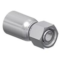 1ea77-12-12 Parker Crimped Hose Fitting BSP 3/4 to 3/4 x 14 in Male, 1EA77-12-12