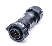 dd-12bfma-ql8sp0 Amphenol Industrial Circular Connector, 12 Contacts, Cable, Standard Connector, Plug, Male, IP68, X-LOK Series