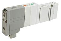 sv2100-5fu SMC 5/2 Pneumatic Solenoid Valve - Solenoid/Pilot SV2000 Series 24V dc