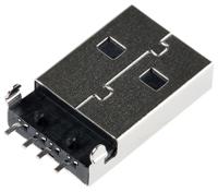 48037-2000 Molex Right Angle, SMT, Plug- Single Port Type A USB Connector