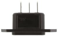 61003300 Schurter C14 Panel Mount IEC Connector Male, 10A, 250 V