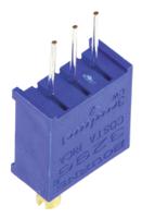 3296w-1-203lf 20kΩ, Through Hole Trimmer Potentiometer 0.5W Top Adjust Bourns, 3296