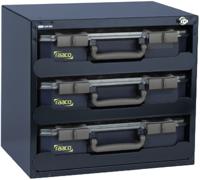 136389 Raaco Blue PC Compartment Box, 403mm x 451mm x 330mm