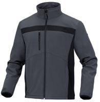 lule2grxg Delta Plus Black/Grey Softshell Jacket, XL