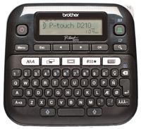ptd210vp Brother PT-D210 Handheld Label Printer, 12mm Max Label Width, UK Plug