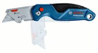 1600a016bl Bosch Professional Folding Knife Snap-off Blade Folding Knife, 124mm Closed Length, 137g