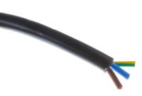 492-002 RS PRO 3183Y 1.25 mm² 3 Core Power Cable, H05VV-F, Black PVC, 100m
