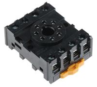 pf083a-e Omron 8 Pin 250V ac DIN Rail Relay Socket, for use with MK2PD-I, MK2PD-S, MK2P-I, MK2PND-I, MK2PND-S, MK2PN-I, MK2PN-S,