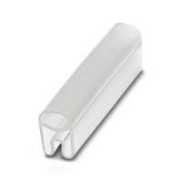 0822479 Phoenix Contact PATG Slide On Cable Marker Carrier, Clear, Pre-printed "Unlabeled", 6 → 10mm Cable, for