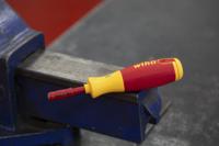 41235 Wiha Driver Bit Set 6 Pieces, Pozidriv, Slotted