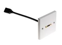 919-4078 RS PRO Single Gang 1 Way Female to Female HDMI Faceplate