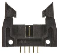 t816110a1s101ceu Amphenol Communications Solutions T816 Series Straight Through Hole PCB Header, 10 Contact(s), 2.54 mm Pitch, 2 Row,