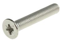 158-3708 RS PRO Pozi M5 Countersunk A4 316 Stainless Steel Machine Screws DIN 965 x 30.0mm