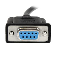scnm9ff1mbk StarTech.com Female 9 Pin D-sub to Female 9 Pin D-sub Serial Cable, 1m PVC