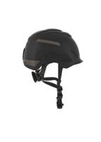 10194790 MSA Safety V-Gard H1 Black Safety Helmet with Chin Strap, AdjustableVentilated