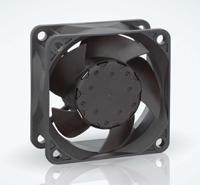 6322hpu ebm-papst 630 Series Axial Fan, 12 V dc, DC Operation, 44m³/h, 1.6W, IP68, 60 x 60 x 25mm