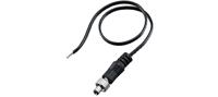 cbl-pj21nopen-bk-30-wnut MOXA Male 2.1mm DC Power to Male 9 Pin D-sub Serial Cable, 1.5m