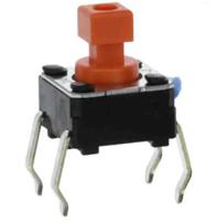 b3f-1055 Omron IP00 White Cap Tactile Switch, SPST 0.05A 6mm Through Hole