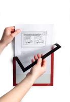 486903 Durable MagneticDURAFRAME® MAGNETIC Red A4 Metal Information Frame, 323mm Height, 236mm Width