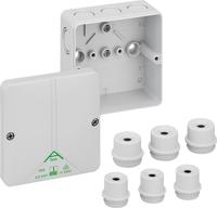 80440001 Spelsberg Abox m 040 Series Grey Polystyrene Junction Box, IP54, IP65, 0 Terminals, 94 x 94 x 57mm