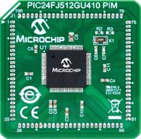 ma240041 Microchip PIC24FJ512GU410 General Purpose Plug-in Module Microcontroller Development Board MA240041