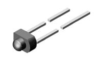 tlug2400 Vishay Green LED 1.8 mm Through Hole, TLUG2400