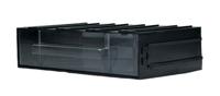 280-6435 RS PRO 1 Drawer Unit, Polystyrene, 225mm x 56mm x 133mm, Black, Transparent