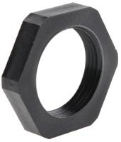 pg16ln-2b-pack-25 CMP Black Nylon Cable Gland Locknut, PG16 Thread