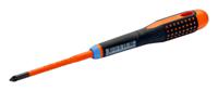 be-8720sl Bahco Slotted Insulated Screwdriver, PZ1-PZ2 Tip, VDE/1000V