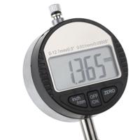 724-4030 RS PRO Imperial/Metric Dial Indicator, Maximum of 12.5 mm Measurement Range, 0.001 mm Resolution , ±0.005 mm Accuracy