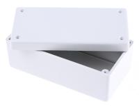 1594dsgy Hammond 1594 Series Grey ABS Enclosure, IP54, Grey Lid, 132 x 66 x 43mm