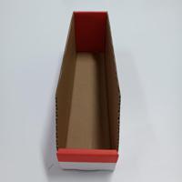 228-1166 RS PRO Cardboard Storage Bin, 300mm x 75mm x 100mm, Red