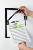 499301 Durable DURAFRAME® NOTE Black A4 Smooth and rigid Information Frame, 323mm Height, 254mm Width