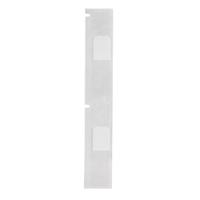 m4-206-ro-427 Brady B-427 on Black on White, Transparent Label, 12.70 mm Width, 12.70mm Label Width